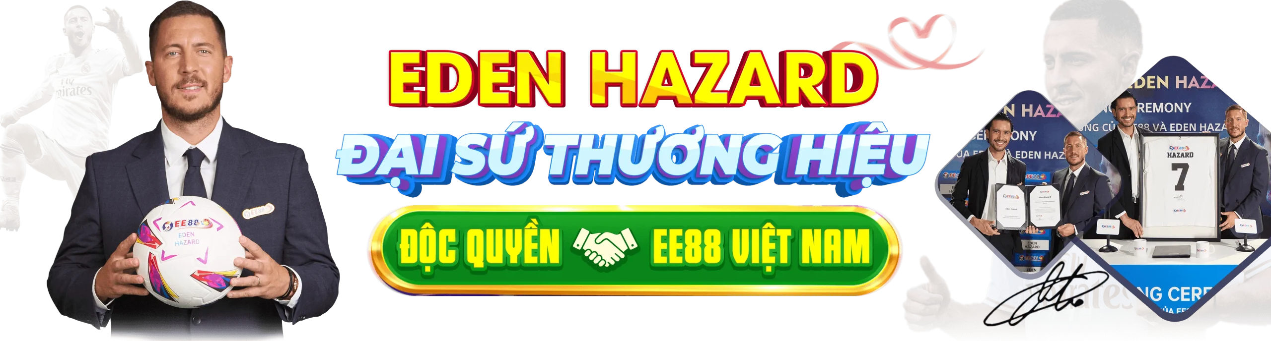 Banner của thương hiệu EE88 trên trang web chính thức